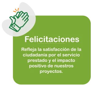 Imagen de viva mi casa sobre felicitaciones, donde se refleja la satisfacción de la ciudadanía por el servicio prestado y el impacto positivo de los proyectos de vivo a mi casa