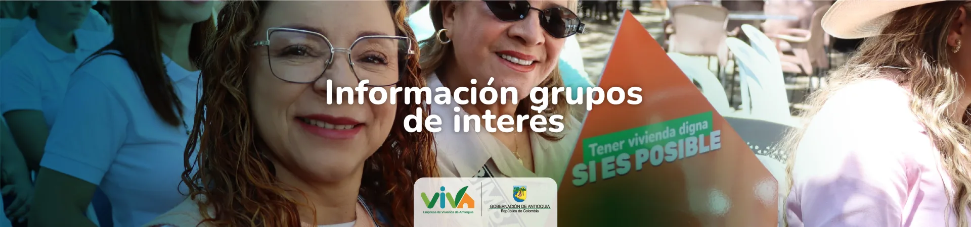 Imagen de mujeres en evento de viva