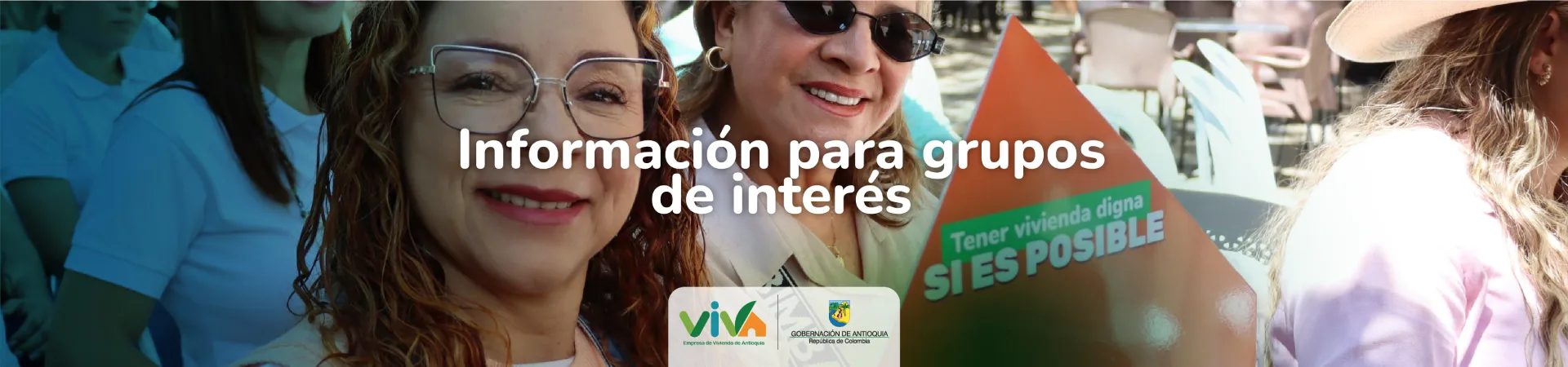 Imagen de mujeres en evento de viva